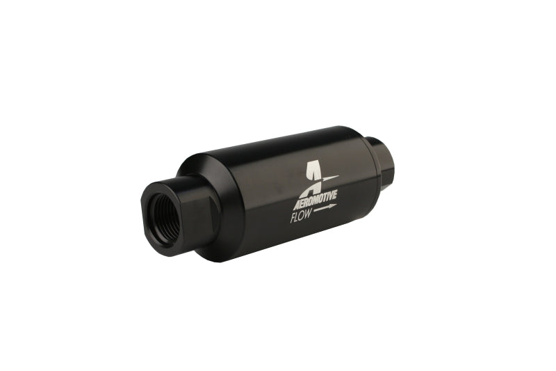 Aeromotive In-Line Filter - AN-10 - Black - 10 Micron - Mo-Moto