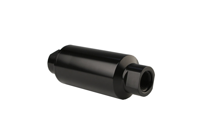 Aeromotive In-Line Filter - AN-10 - Black - 10 Micron - Mo-Moto