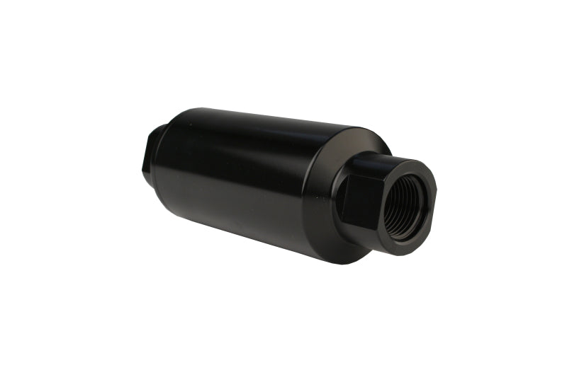 Aeromotive In-Line Filter - AN-10 - Black - 100 Micron - Mo-Moto