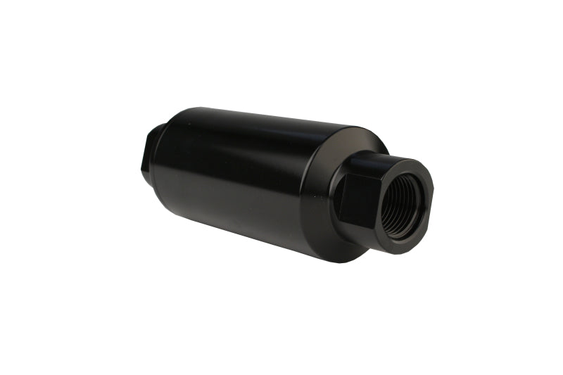 Aeromotive In-Line Filter - AN-10 - Black - 100 Micron - Mo-Moto
