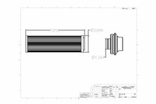 Load image into Gallery viewer, Aeromotive In-Line Filter - AN-16 100 Micron SS Element Extreme Flow - Mo-Moto