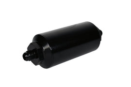 Aeromotive In-Line Filter - (AN-6 Male) 10 Micron Fabric Element Bright Dip Black Finish - Mo-Moto