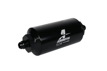 Load image into Gallery viewer, Aeromotive In-Line Filter - (AN-6 Male) 10 Micron Fabric Element Bright Dip Black Finish - Mo-Moto