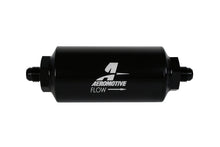 Load image into Gallery viewer, Aeromotive In-Line Filter - (AN-6 Male) 10 Micron Fabric Element Bright Dip Black Finish - Mo-Moto
