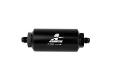 Load image into Gallery viewer, Aeromotive In-Line Filter - (AN-6 Male) 10 Micron Microglass Element Bright Dip Black Finish - Mo-Moto