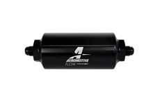 Load image into Gallery viewer, Aeromotive In-Line Filter - (AN-6 Male) 10 Micron Microglass Element Bright Dip Black Finish - Mo-Moto