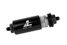 Load image into Gallery viewer, Aeromotive In-Line Filter - (AN-6 Male) 40 Micron Stainless Mesh Element Bright Dip Black Finish - Mo-Moto