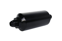 Load image into Gallery viewer, Aeromotive In-Line Filter - (AN -8 Male) 10 Micron Fabric Element Bright Dip Black Finish - Mo-Moto