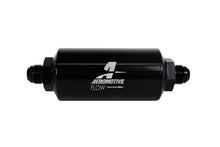 Load image into Gallery viewer, Aeromotive In-Line Filter - (AN -8 Male) 10 Micron Fabric Element Bright Dip Black Finish - Mo-Moto