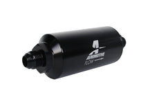 Load image into Gallery viewer, Aeromotive In-Line Filter - (AN -8 Male) 10 Micron Fabric Element Bright Dip Black Finish - Mo-Moto