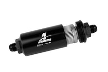 Load image into Gallery viewer, Aeromotive In-Line Filter - (AN -8 Male) 40 Micron Stainless Mesh Element Bright Dip Black Finish - Mo-Moto