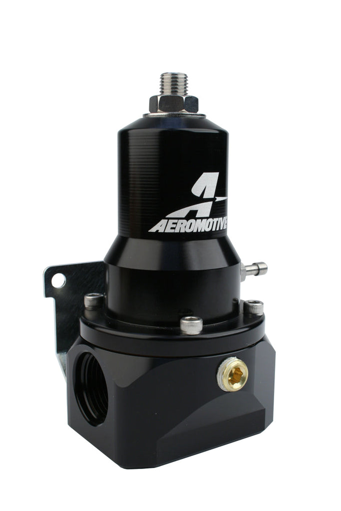 Aeromotive Regulator - 30-120 PSI - .313 Valve - 2x AN-10 Inlets / AN-10 Bypass - Mo-Moto