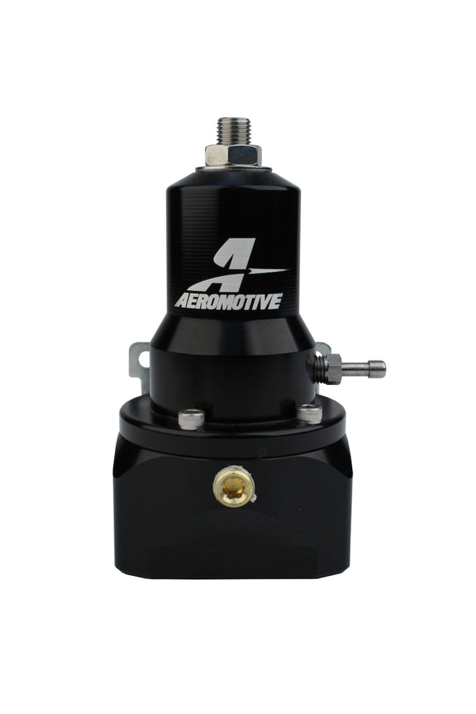 Aeromotive Regulator - 30-120 PSI - .500 Valve - 2x AN-10 Inlets / AN-10 Bypass - Mo-Moto