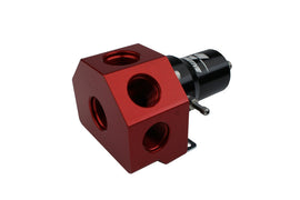 Aeromotive Regulator - 30-120 PSI - .500 Valve - 4x AN-08 and AN-10 inlets / AN-10 Bypass - Mo-Moto