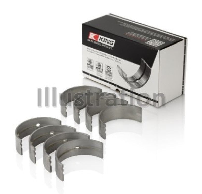 King 2005-2012 Nissan VQ40DE 6 Cyl Performance Main Bearing Set - Size STD