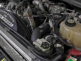 afe 08-10 Ford Trucks V8-6.4L (td) BladeRunner 3 IN Aluminum Hot Charge Pipe - Black - Mo-Moto