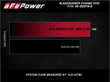 Load image into Gallery viewer, afe 08-10 Ford Trucks V8-6.4L (td) BladeRunner 3 IN Aluminum Hot Charge Pipe - Black - Mo-Moto
