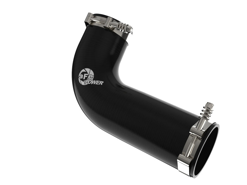 afe 08-10 Ford Trucks V8-6.4L (td) BladeRunner 3 IN Aluminum Hot Charge Pipe - Black - Mo-Moto