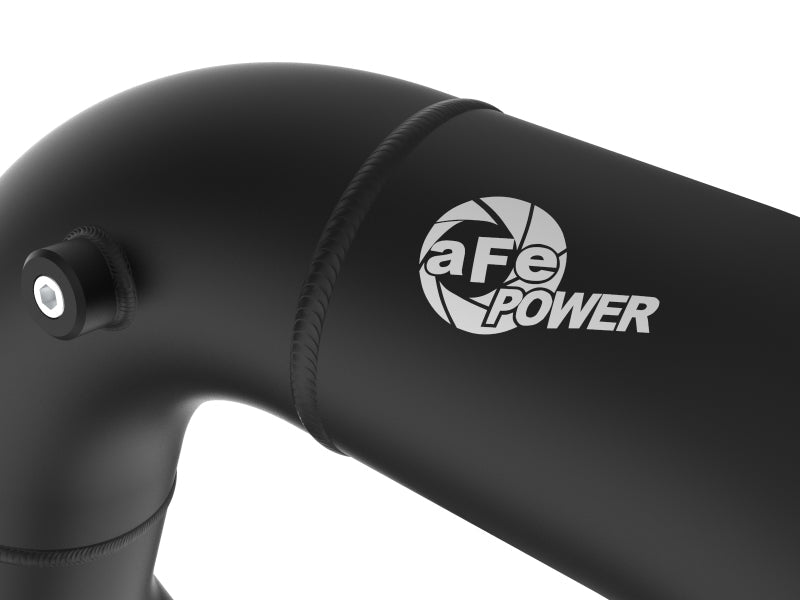 afe 08-10 Ford Trucks V8-6.4L (td) BladeRunner 3 IN Aluminum Hot Charge Pipe - Black - Mo-Moto