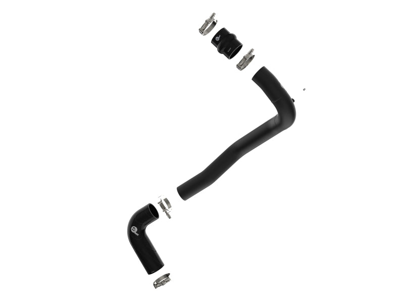 afe 08-10 Ford Trucks V8-6.4L (td) BladeRunner 3 IN Aluminum Hot Charge Pipe - Black - Mo-Moto