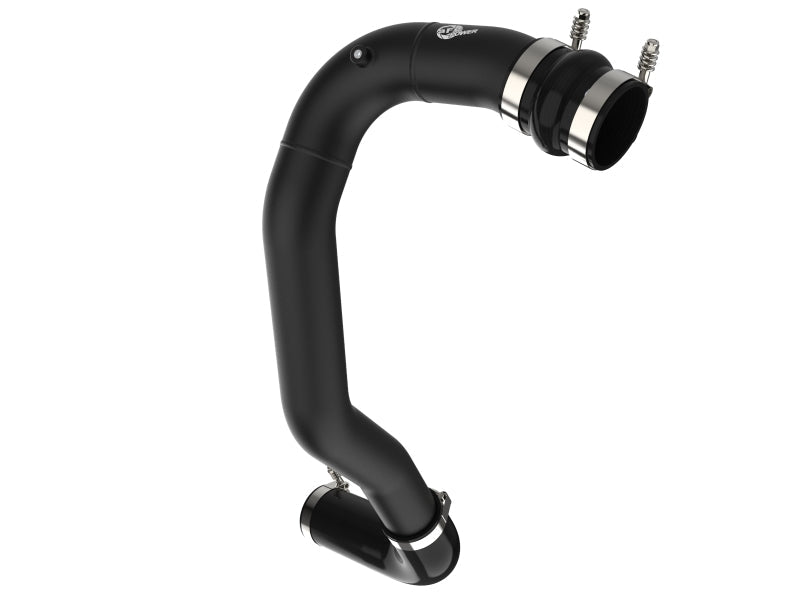 afe 08-10 Ford Trucks V8-6.4L (td) BladeRunner 3 IN Aluminum Hot Charge Pipe - Black - Mo-Moto