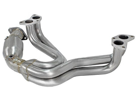 aFe 12-17 Toyota 86 / FRS / BRZ Twisted Steel 304 Stainless Steel Long Tube Header w/ Cat - Mo-Moto