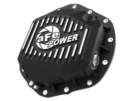 aFe 2020 Chevrolet Silverado 2500 HD Rear Differential Cover Black ; Pro Series w/ Machined Fins - Mo-Moto