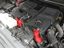 aFe 2022 Toyota Land Cruiser (J300) V6-3.5L (tt) BladeRunner 2.5in Aluminum Hot Charge Pipe - Red - Mo-Moto