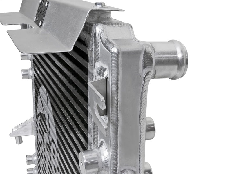 aFe BladeRunner GT Series Bar and Plate Radiator w/ Black Hoses 12-18 Jeep Wrangler (JK) V6 3.6L - Mo-Moto