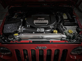 aFe BladeRunner GT Series Bar and Plate Radiator w/ Black Hoses 12-18 Jeep Wrangler (JK) V6 3.6L - Mo-Moto