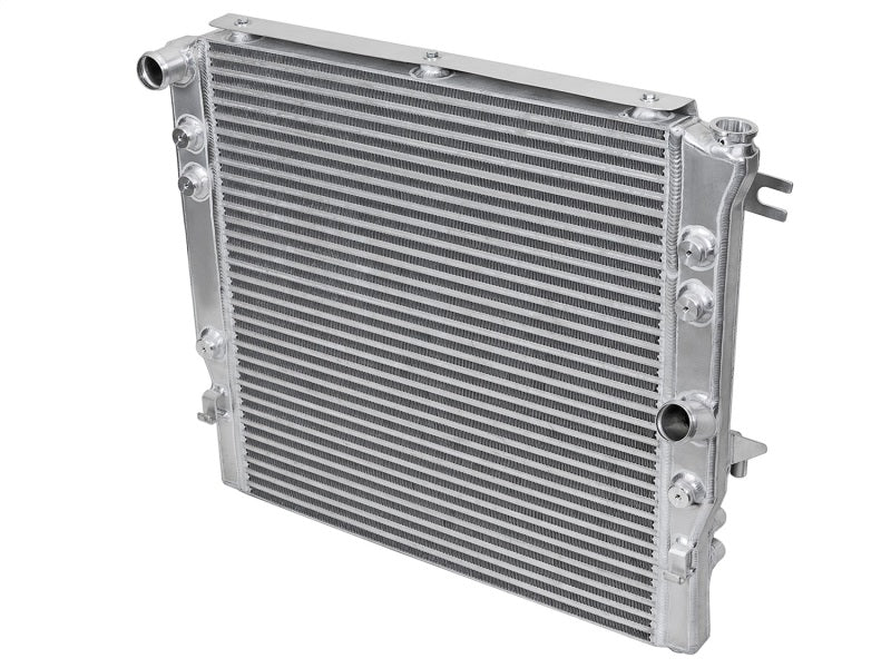 aFe BladeRunner GT Series Bar and Plate Radiator w/ Black Hoses 12-18 Jeep Wrangler (JK) V6 3.6L - Mo-Moto