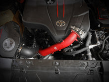 Load image into Gallery viewer, aFe BladeRunner Red 2-3/4in Aluminum Charge Pipe 2021 Toyota Supra GR (A90) I4-2.0L (t) B48 - Mo-Moto