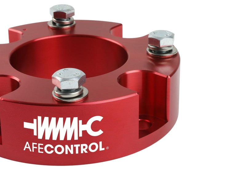 aFe CONTROL 1.875 IN Leveling Kit 22-23 Toyota Tundra - Red - Mo-Moto
