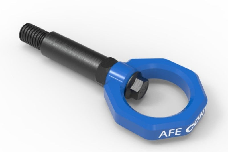 aFe Control Front Tow Hook Blue BMW F-Chassis 2/3/4/M - Mo-Moto