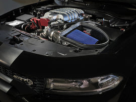 aFe Dodge Charger SRT Hellcat Redeye 21-23 V8-6.2L Track Series Stage-2 Carbon Fiber Intake Pro 5R - Mo-Moto