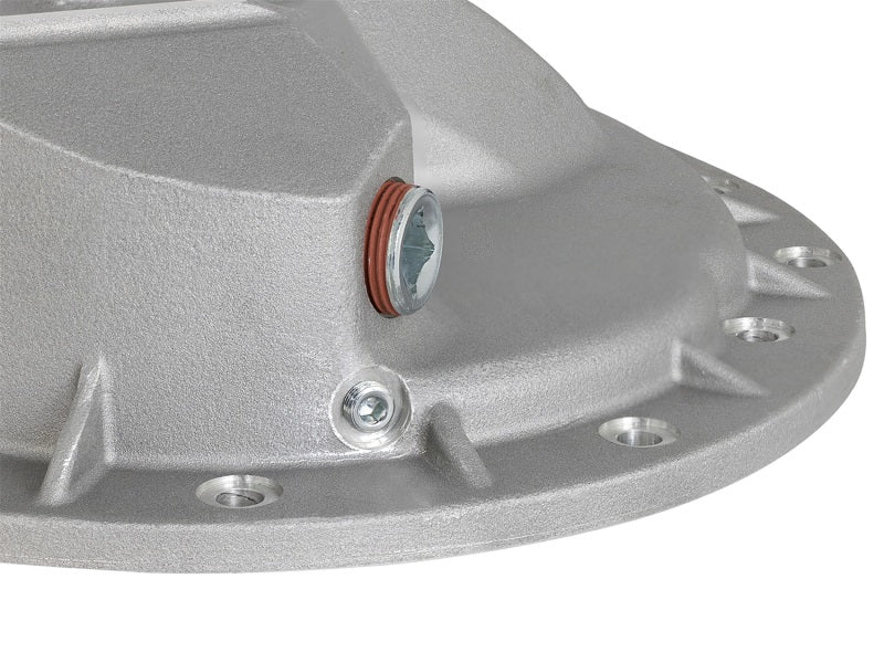 afe Front Differential Cover (Raw; Street Series); Dodge Diesel Trucks 03-12 L6-5.9/6.7L (td) - Mo-Moto