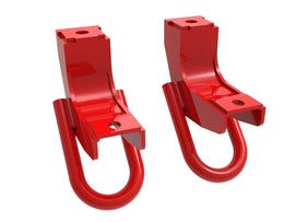 aFe Front Tow Hook Red 2022 Toyota Tundra 3.5L V6 - Mo-Moto