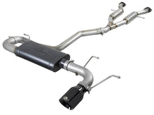 Load image into Gallery viewer, aFe Large Bore HD 3in 304 SS Cat-Back Exhaust w/ Black Tips 14-19 Jeep Grand Cherokee (WK2) V6-3.6L - Mo-Moto