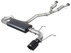 aFe Large Bore HD 3in 304 SS Cat-Back Exhaust w/ Black Tips 14-19 Jeep Grand Cherokee (WK2) V6-3.6L - Mo-Moto
