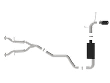 Load image into Gallery viewer, aFe Large Bore HD 3in 304 SS Cat-Back Exhaust w/ Black Tips 14-19 Jeep Grand Cherokee (WK2) V6-3.6L - Mo-Moto