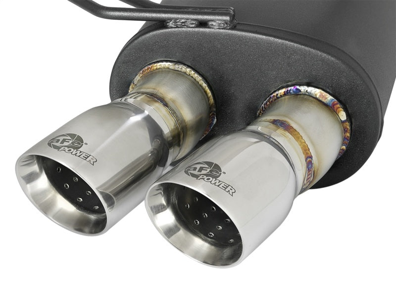 aFe MACH Force-Xp 2-1/2in 304 SS Cat-Back Exhaust w/Polished Tips 05-08 BMW Z4 M Coupe (E86) L6 3.2L - Mo-Moto