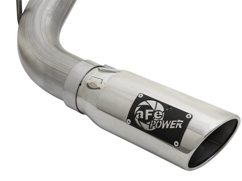 aFe MACH Force-Xp 2-1/2in Cat-Back Exhaust System w/ Polished Tip 16-17 Nissan Titan XD V8 5.6L - Mo-Moto