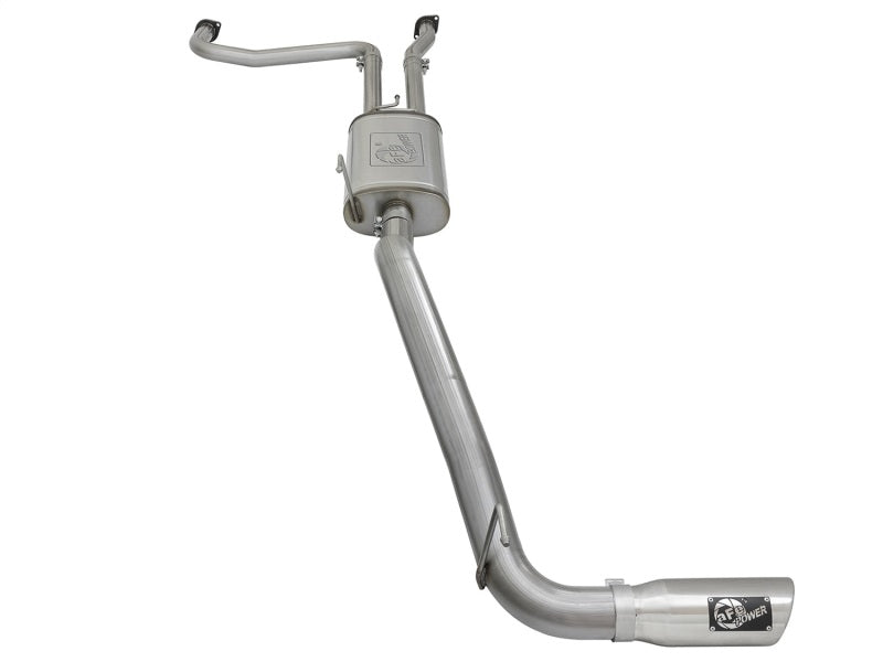 aFe MACH Force-Xp 2-1/2in Cat-Back Exhaust System w/ Polished Tip 16-17 Nissan Titan XD V8 5.6L - Mo-Moto
