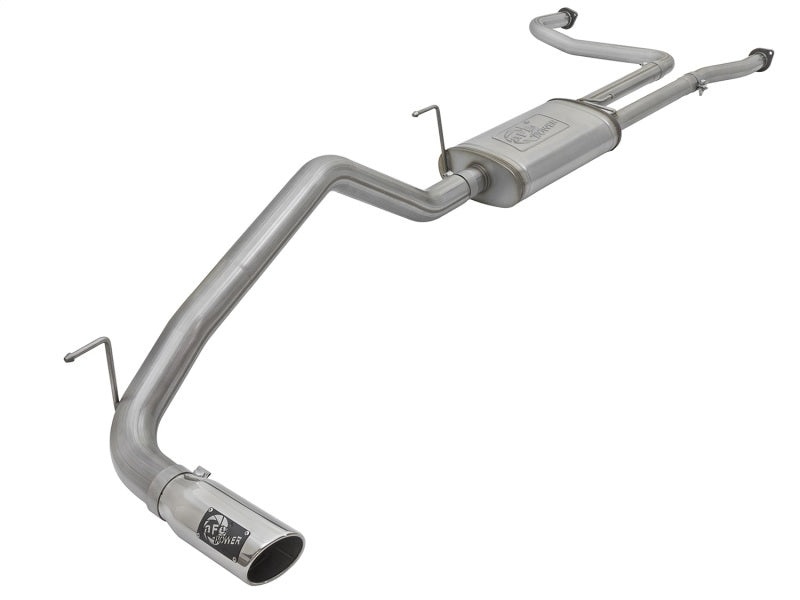 aFe MACH Force-Xp 2-1/2in Cat-Back Exhaust System w/ Polished Tip 16-17 Nissan Titan XD V8 5.6L - Mo-Moto