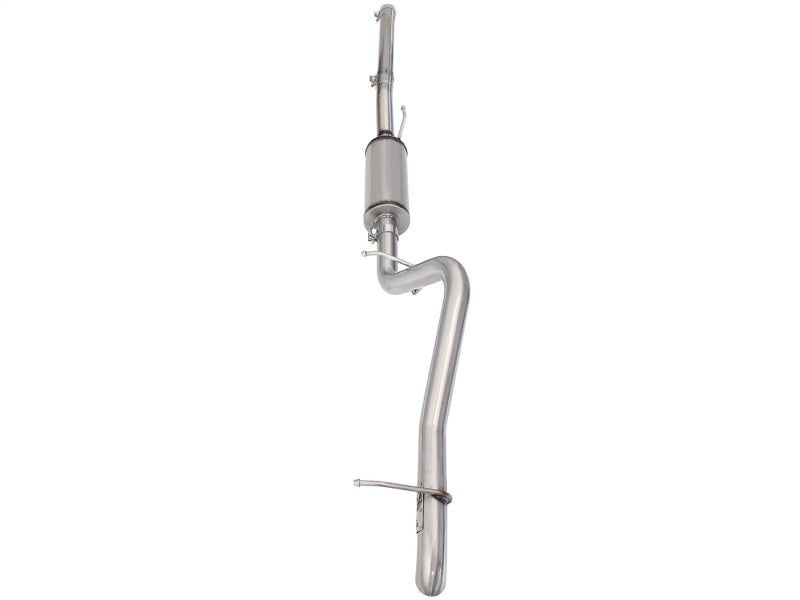 aFe MACHForce XP 2-1/2in SS-409 Cat-Back Exhausts w/ 18in Muffler 07-17 Jeep Wrangler V6-3.6L - Mo-Moto