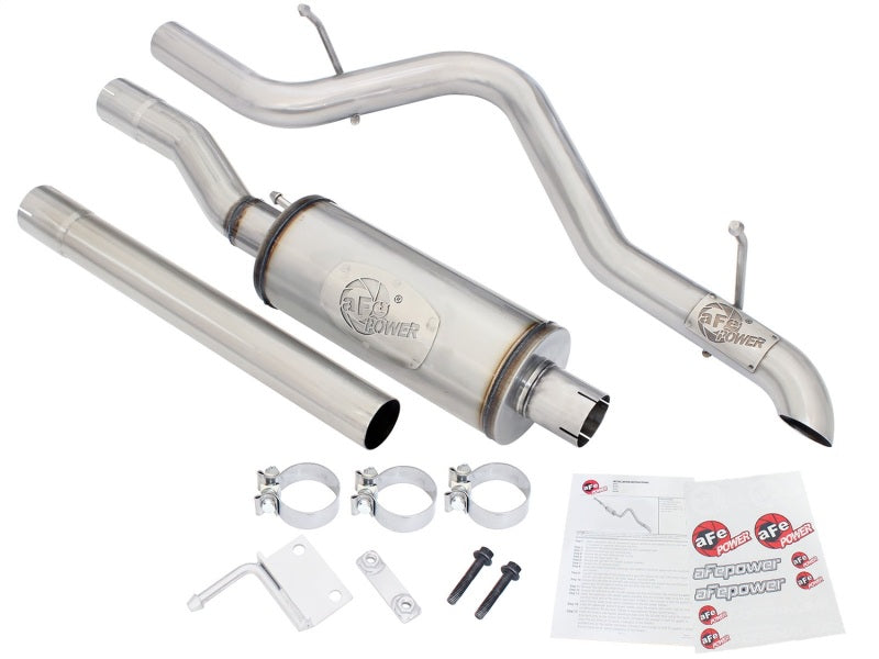 aFe MACHForce XP 2.5in SS-409 Cat-Back Exhaust 07-16 Jeep Wrangler (JK) V6-3.6L/3.8L (2-4 Door) - Mo-Moto