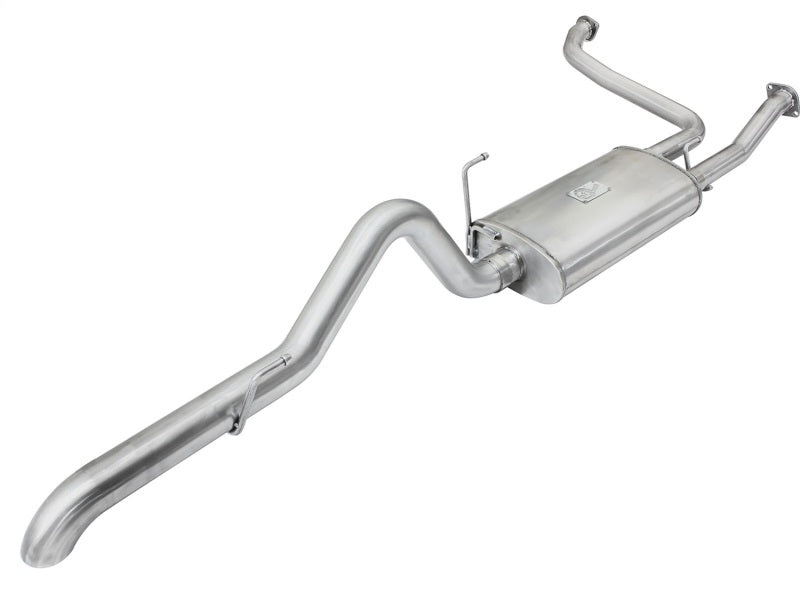 aFe MACHForce XP Exhaust Cat-Back 2.5/3in SS-409 w/ Hi-Tuck Tip 05-15 Nissan Xterra V6 4.0L - Mo-Moto