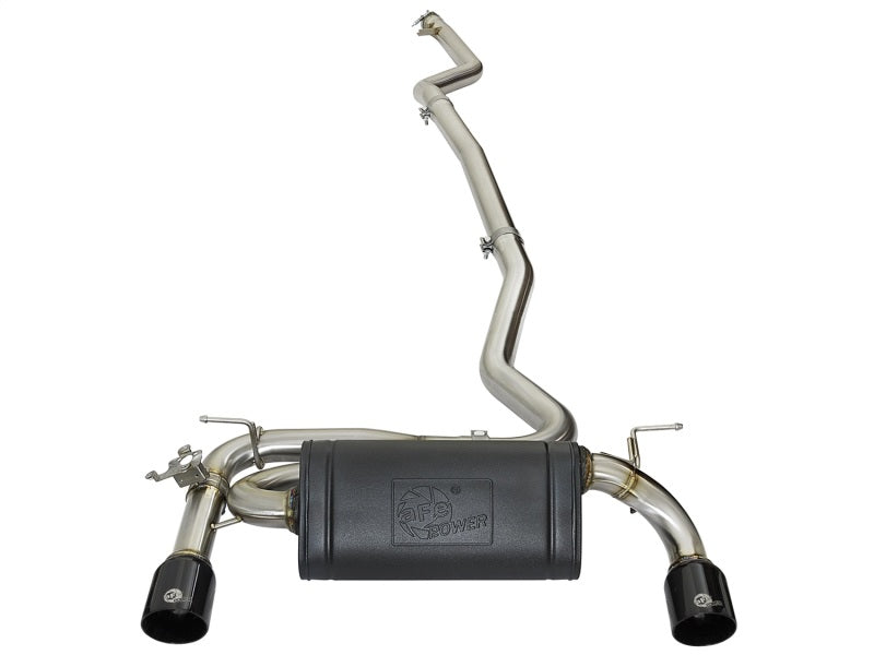 aFe MACHForce XP Exhausts Cat-Back SS 16-17 BMW 340i/iX 440i/iX (F3X) L6-3.0L (B58) w/Black Tips - Mo-Moto