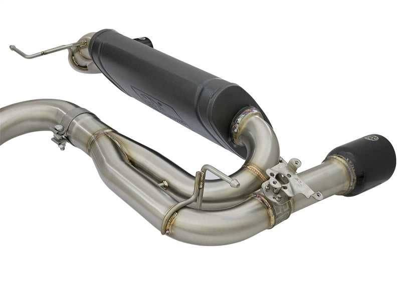 aFe MACHForce XP Exhausts Cat-Back SS 16-17 BMW 340i/iX 440i/iX (F3X) L6-3.0L (B58) w/Black Tips - Mo-Moto