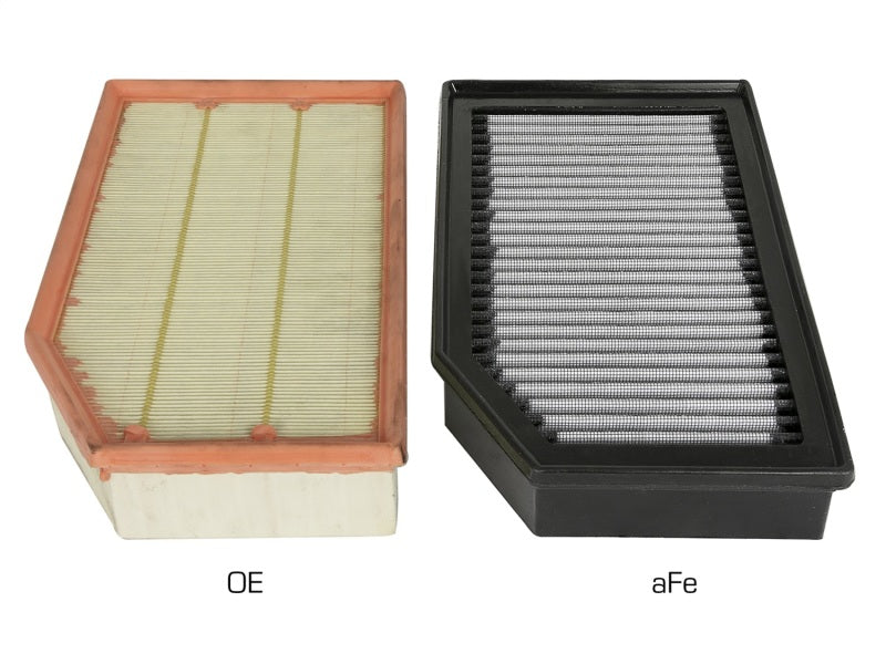 aFe Magnum FLOW Pro DRY S OE Replacement Filter 2018+ Jeep Wrangler (JL) V6 3.6L - Mo-Moto